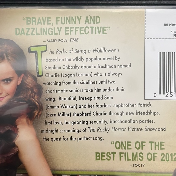 The Perks of Being a Wallflower DVD - Picture 4 of 9